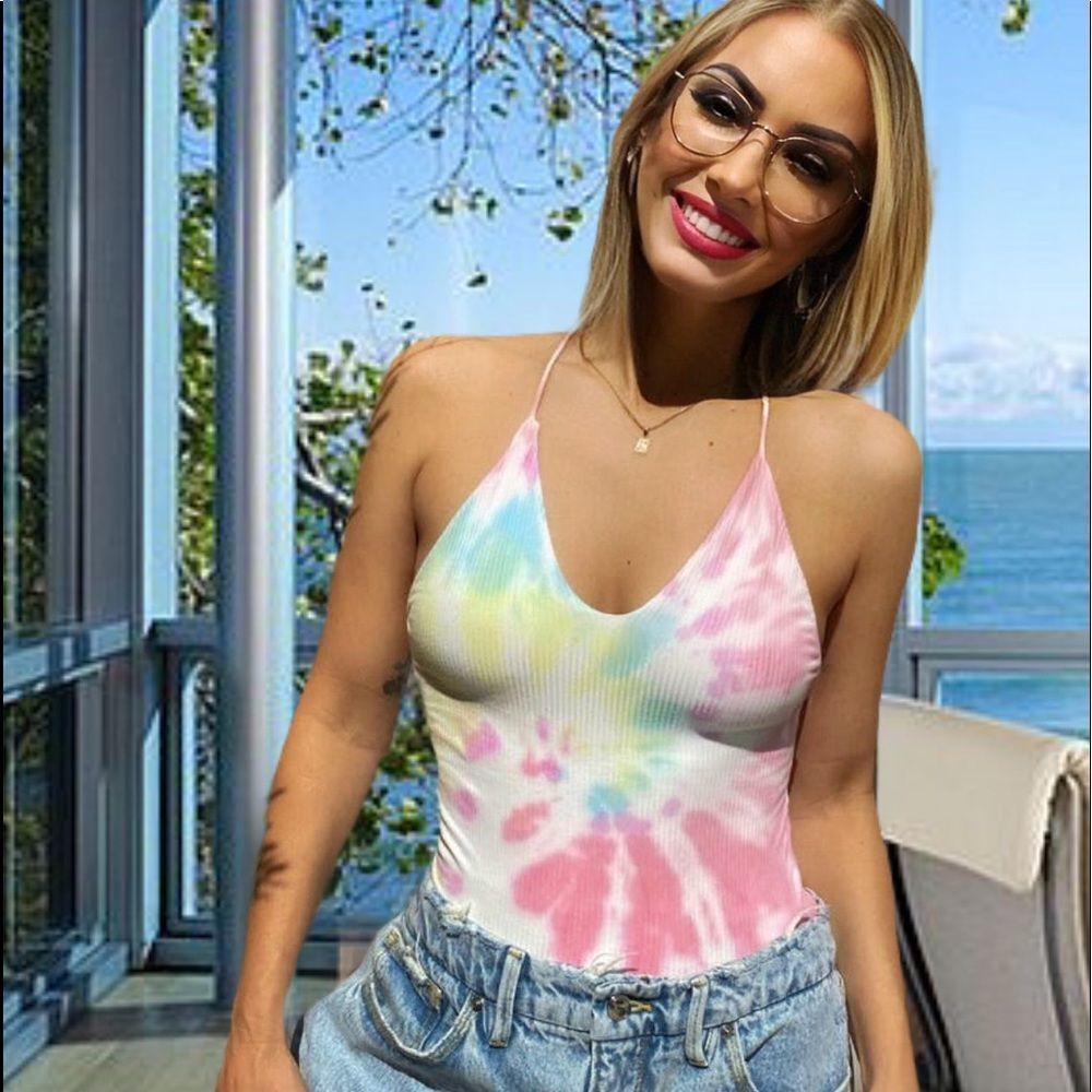Hara T-Back Rib Bodysuit  